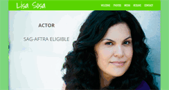 Desktop Screenshot of lisasosa.com